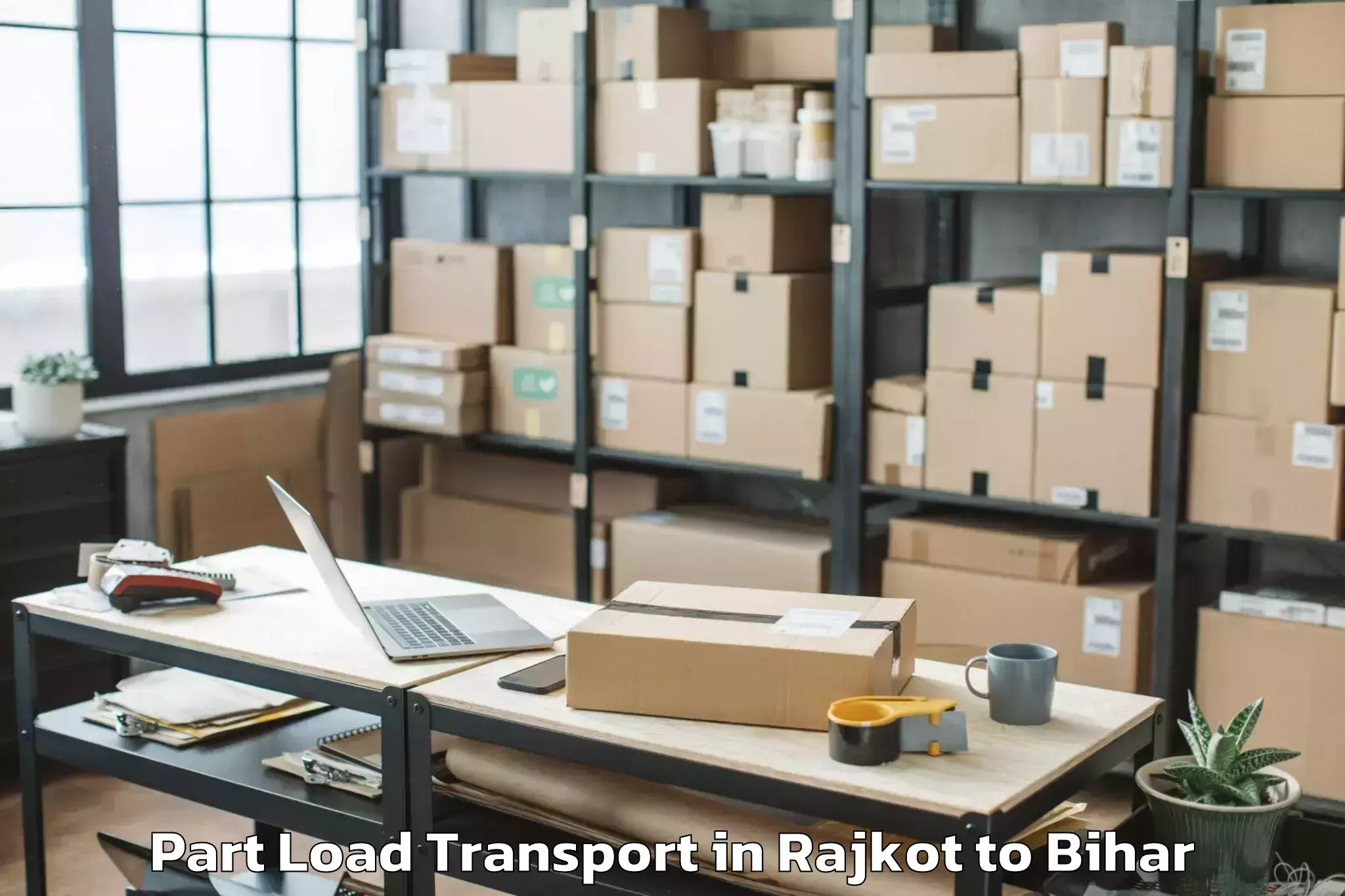 Leading Rajkot to Kanti Part Load Transport Provider